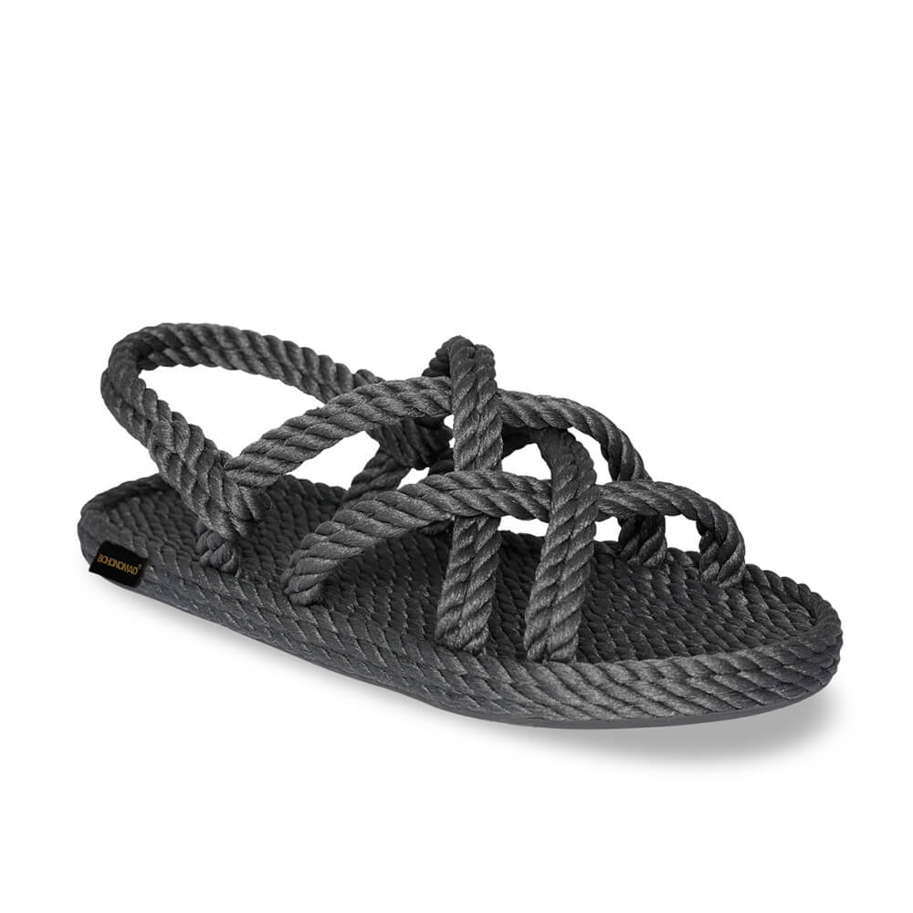 Bodrum sandales à cordon pour femmes – Gris