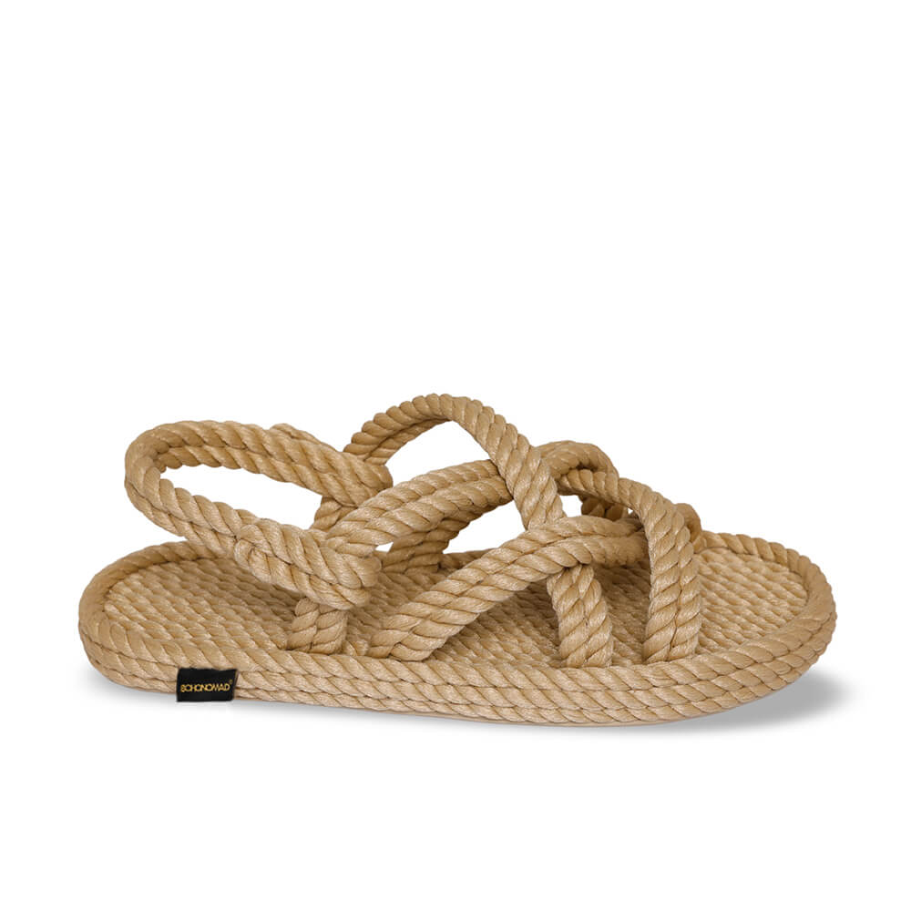 Bodrum sandales à corde pour enfants – Beige