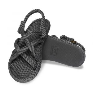 Bodrum Men Rope Sandal – Grey