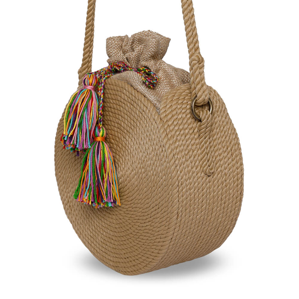 Bohobag sac en corde naturelle