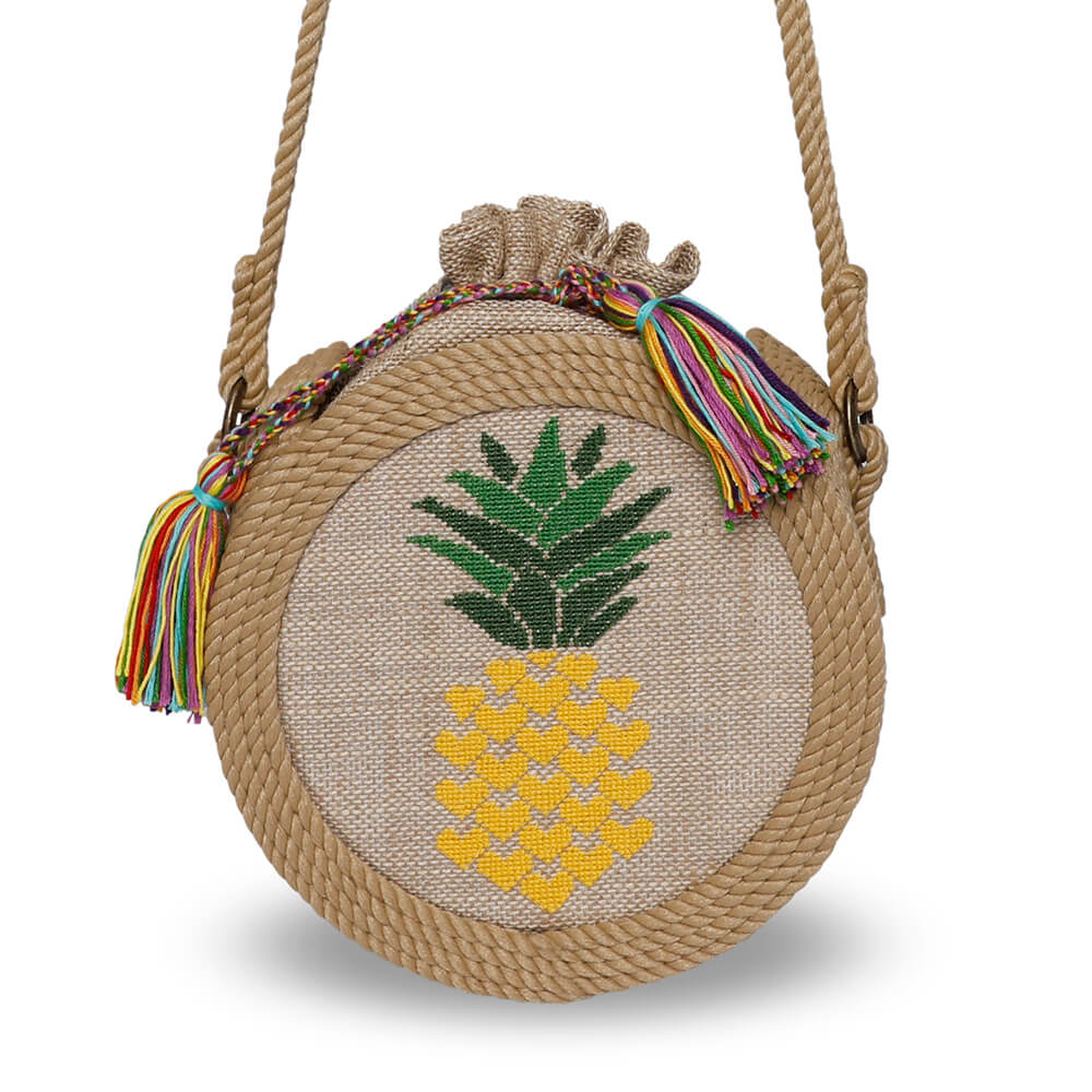 Bohobag Pineapple Rope Bag