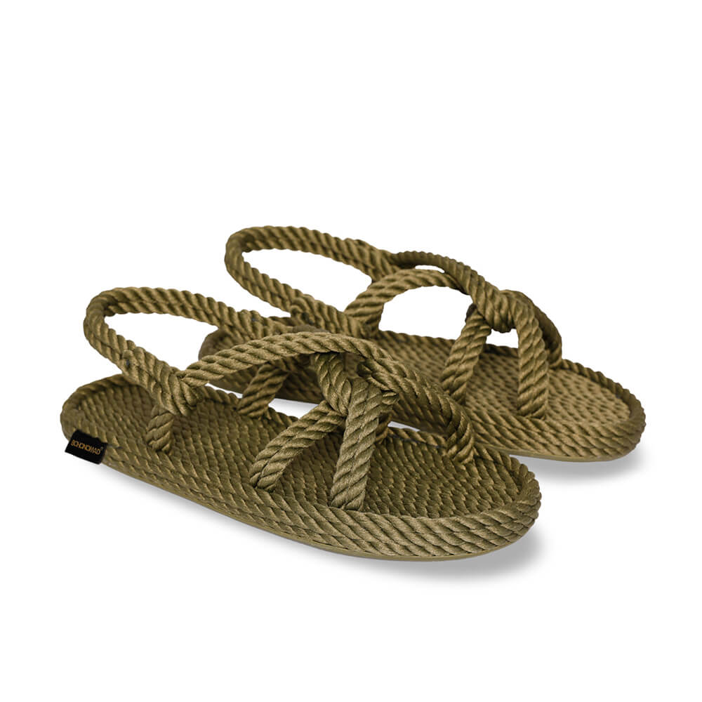 Bora Bora Men Rope Sandal – Khaki