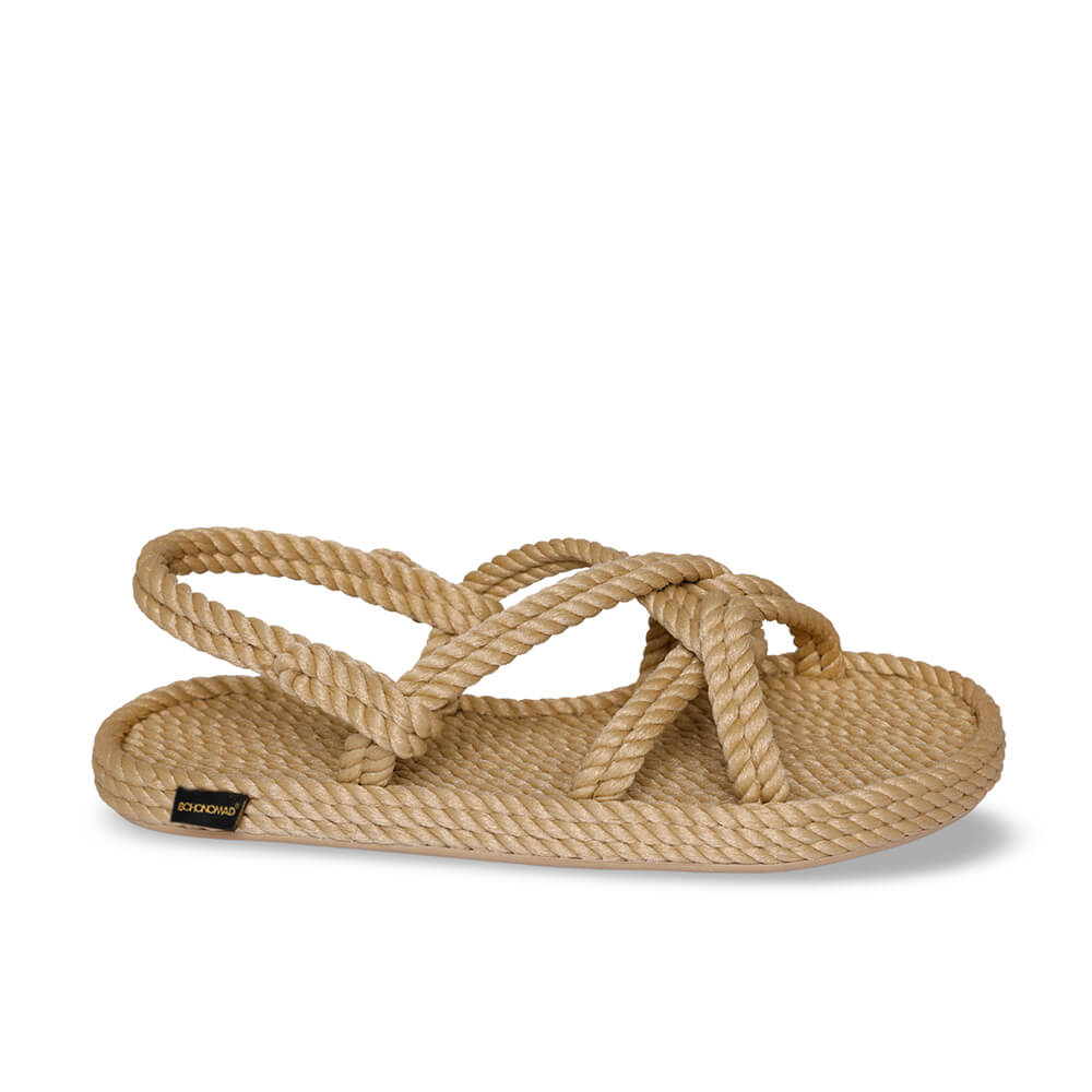 Bora Bora sandale à corde pour hommes – Beige