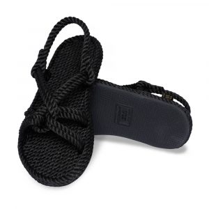 Bora Bora Men Rope Sandal – Black