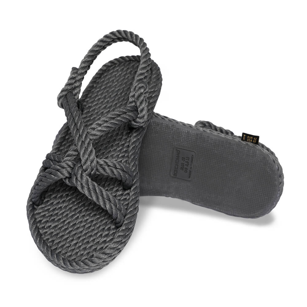Bora Bora sandale à corde pour hommes – Gris