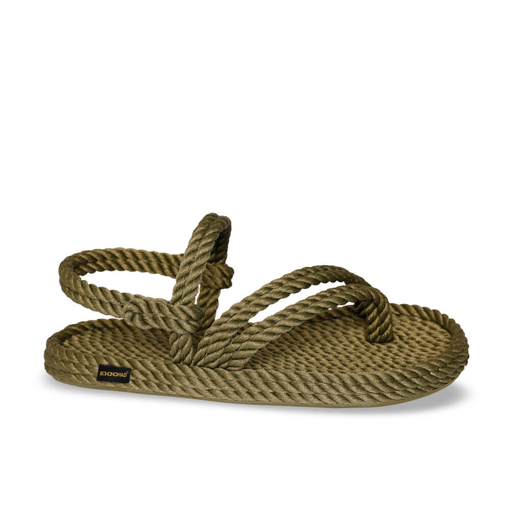 Cancun Women Rope Sandal – Khaki