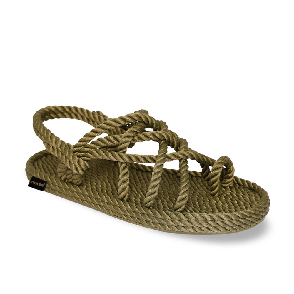 Cape Point Men Rope Sandal – Khaki
