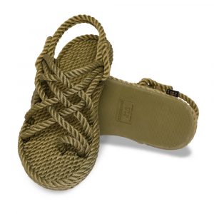 Cape Point Sandalia de Cuerda para Hombre – Caqui