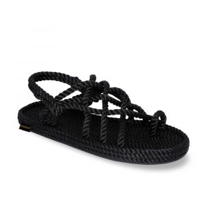 Cape Point Sandalia de Cuerda para Hombre – Negra