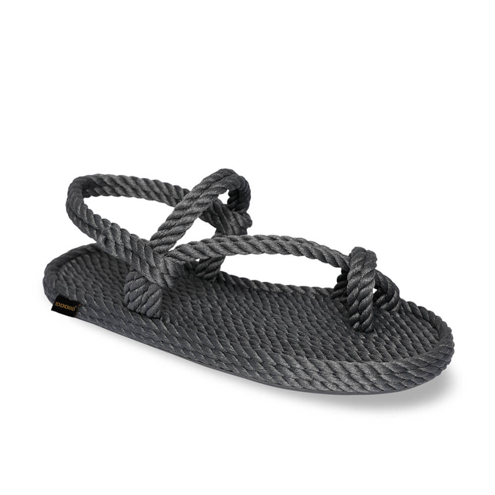 Hawaii sandale à corde pour hommes – Gris