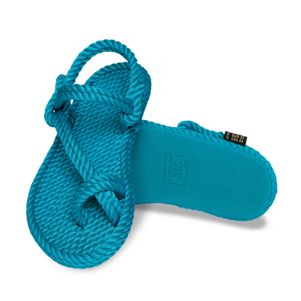 Hawaii sandales à cordon pour femmes – Turquoise