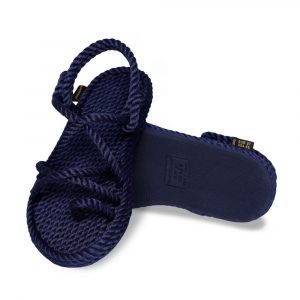 Ibiza Women Rope Sandal – Navy