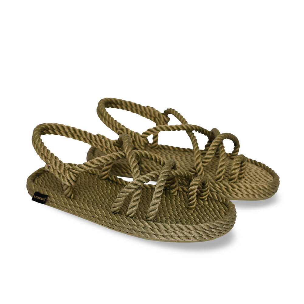 Ibiza Women Rope Sandal – Khaki
