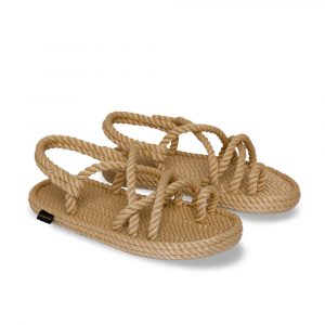 Ibiza sandales à corde pour enfants – Beige