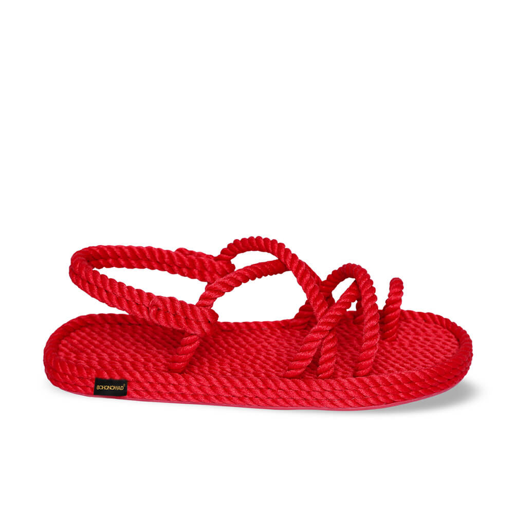 Ibiza Women Rope Sandal – Red
