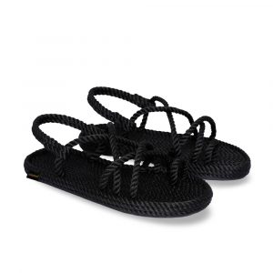 Ibiza Women Rope Sandal – Black