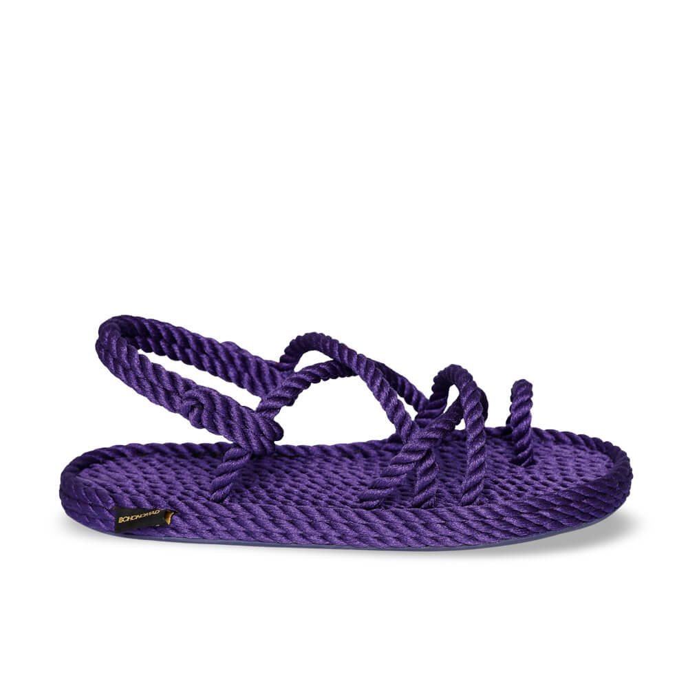 Ibiza sandales à cordon pour femmes – Violet