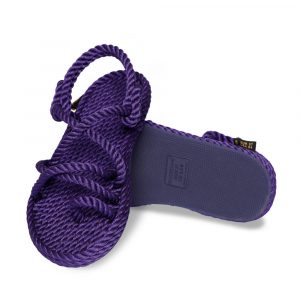 Ibiza Sandalia de Cuerda para Mujer – Morado