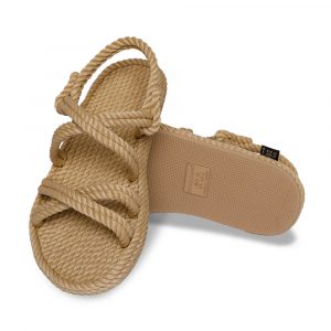 Tahiti Men Rope Sandal – Beige