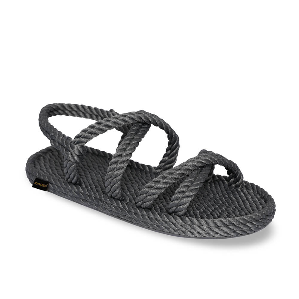 Tahiti sandales à cordon pour femmes – Gris