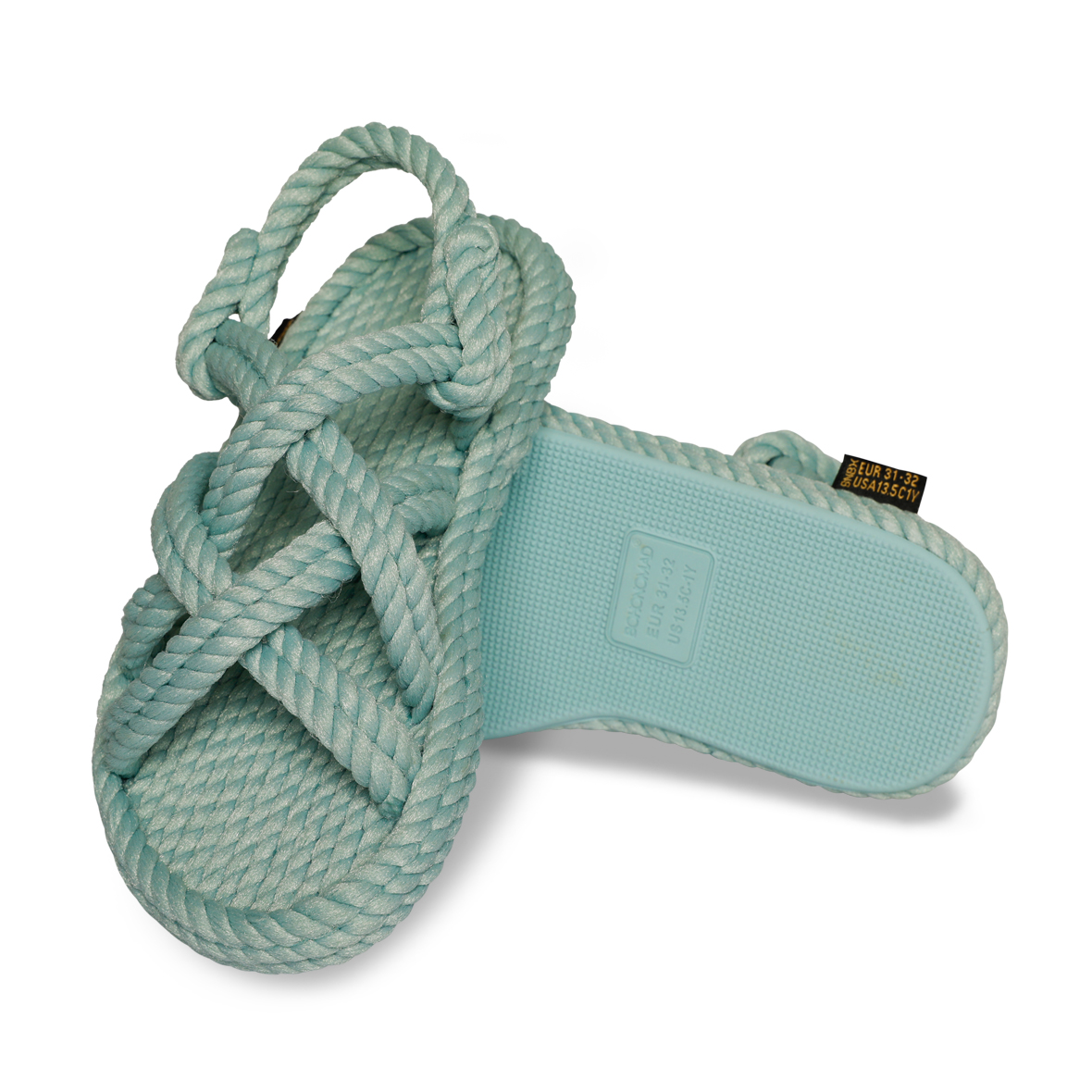 Bodrum Kids Rope Sandal – Mint