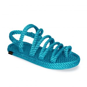 Havana sandales à cordon pour femmes – Turquoise