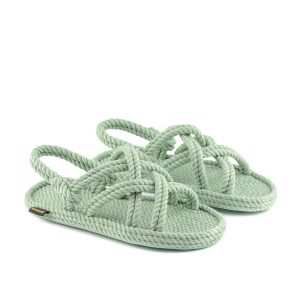 Bodrum Women Rope Sandal – Mint