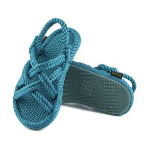 Bodrum Kids Rope Sandal – Turquoise
