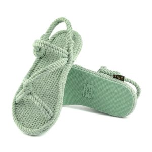 Mykonos Women Rope Sandal – Mint