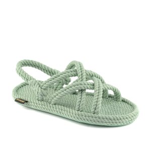 Bodrum Women Rope Sandal – Mint