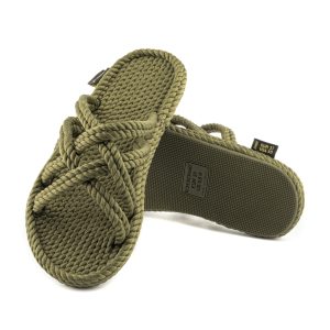 Bodrum Women Rope Slipper – Khaki