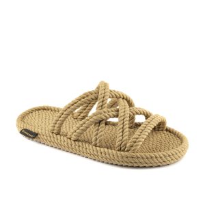 Rome Women Rope Slipper – Beige