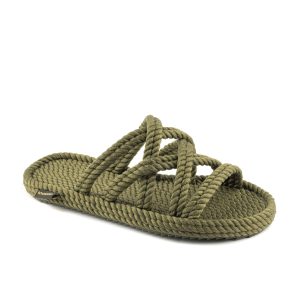 Rome Women Rope Slipper – Khaki